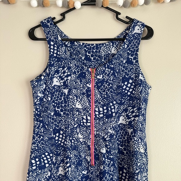 Lily Pulitzer dress women’s size 8 medium m blue - Picture 2 of 6